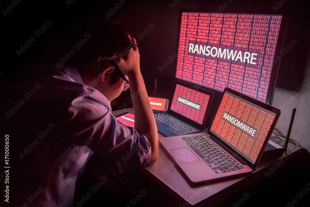 Ilustracja ransomware'u